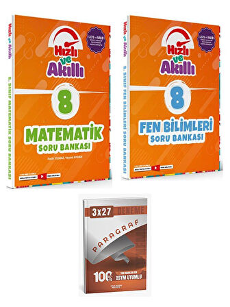 Tammat 2026 8. Sınıf LGS Matematik+Fen Bilimleri Hızlı ve Akıllı Soru Bankası Seti+Anla Kazan Paragraf