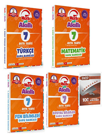 Tammat 2026 7. Sınıf Tüm Dersler Rota Serisi Hızlı ve Akıllı Soru Bankası Seti+Anla Kazan Paragraf