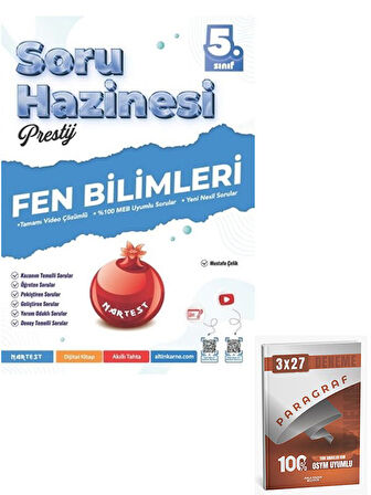 Nartest 2026 5. Sınıf Prestij Fen Bilimleri Soru Hazinesi+Anla Kazan Paragraf