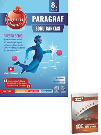 Nartest 2026  8. Sınıf Prestij Paragraf Soru Bankası+Anla Kazan Paragraf
