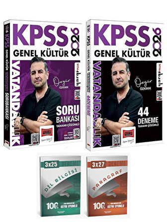 Yargı 2026 KPSS Vatandaşlık Soru Bankası + 44 Deneme 2 li Set Anla Kazan Deneme