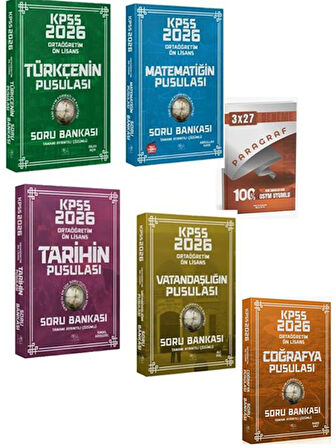 CBA 2026 KPSS Lise Ortaöğretim Ön Lisans Tüm Dersler Soru Bankası Seti+Anla Kazan Paragraf