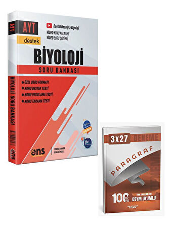 ENS 2026 AYT Biyoloji Destek Soru Bankası