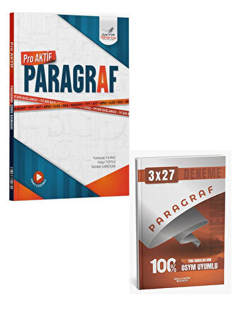Aktif Öğrenme TYT AYT Paragraf Proaktif Soru Bankası+Anla Kazan Paragraf