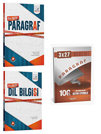 Aktif Öğrenme TYT AYT Paragraf+Dil Bilgisi Proaktif Soru Bankası+Anla Kazan Paragraf