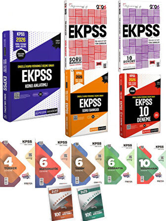 Pegem+Yargı 2026 E-KPSS Engelli Kamu Personeli Seçme Sınavı Konu+Soru+Deneme Seti