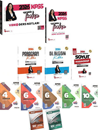 HocaKafası 2026 KPSS Türkçe Video Ders Notları+Türkçe + Paragraf + Dil Bilgisi Soru Bankası+7'li Deneme