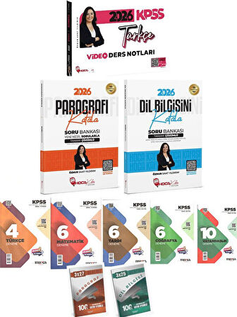 HocaKafası 2026 KPSS Türkçe Video Ders Notları+ Paragrafı + Dil Bilgisi Kafala Soru Bankası+7'li Deneme