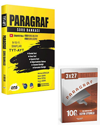 ENS 2026 TYT AYT Paragraf Soru Bankası+Anla Kazan Paragraf