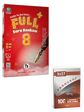 Fi 2026 8. Sınıf Türkçe FULL Soru Bankası+Anla Kazan Paragraf