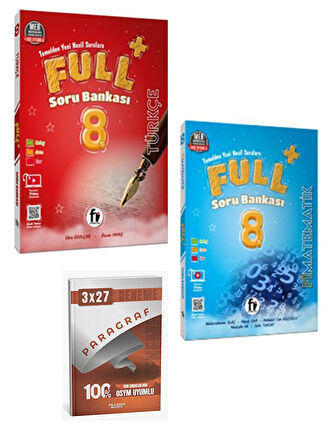 Fi 2026 8. Sınıf Türkçe+Matematik FULL Soru Bankası+Anla Kazan Paragraf