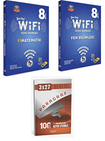 Fi 2026 8. Sınıf Matematik+Fen Bilimleri Wifi Soru Bankası Set+Anla Kazan Paragraf