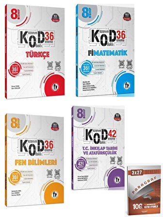 Fi 2026 8. Sınıf Tüm Dersler Kod 36 Deneme+Anla Kazan Paragraf