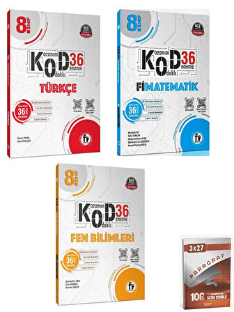 Fi 2026 8. Sınıf Türkçe+Matematik+Fen Bilimleri Kod 36 Deneme+Anla Kazan Paragraf
