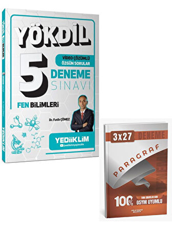 Yediiklim 2026 YÖKDİL Fen Bilimleri Tamamı Video Çözümlü 5 Deneme+Anla Kazan Paragraf