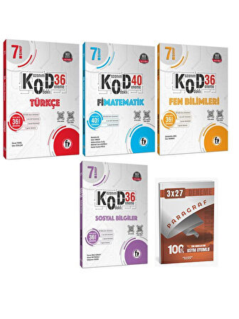 Fi 2026 7. Sınıf Tüm Dersler Kod 36 Deneme+Anla Kazan Paragraf