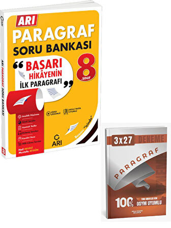 Arı 2026 8. Sınıf Arı Paragraf Soru Bankası+Anla Kazan Paragraf