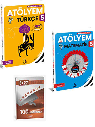 Arı 2026 5. Sınıf Türkçe+Matematik Akıllı Atölyem Seti+Anla Kazan Paragraf