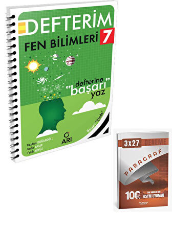 Arı 2026 7. Sınıf Fen Bilimleri Akıllı Defteri+Anla Kazan Paragraf