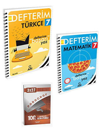 Arı 2026 7. Sınıf Türkçe+Matematik Akıllı Defteri+Anla Kazan Paragraf