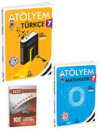 Arı 2026 7. Sınıf Türkçe+Matematik Atölyem Türkçemino+Anla Kazan Paragraf