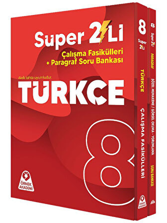 ÖrnekAkademi 2026 8. Sınıf Süper İkili Türkçe Seti
