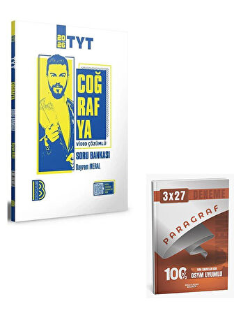 BenimHocam 2026 YKS TYT Coğrafya Soru Bankası Çözümlü+Anla Kazan Paragraf