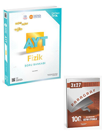 ÜçDörtBeş 2026 YKS AYT Fizik Soru Bankası Çözümlü+Anla Kazan Paragraf