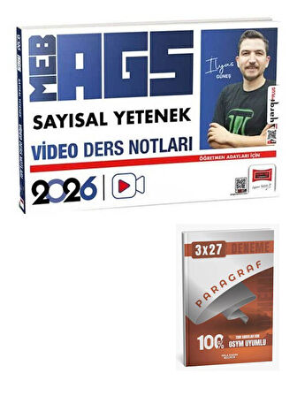 Yargı 2026 MEB-AGS Sayısal Yetenek Video Ders Notları +Anla Kazan Paragraf