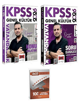 Yargı 2026 KPSS Vatandaşlık Konu + Soru Bankası 2 li Set+Anla Kazan Paragraf