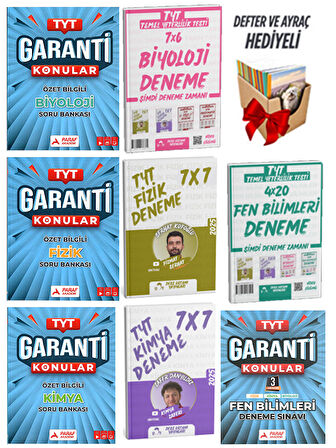 Ders Ortamı + Paraf 2026 TYT Fen Bilimleri Garanti Konular + Ders Ortamı Deneme 8 li Set