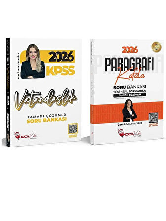 Hoca Kafası 2026 KPSS Vatandaşlık + Paragraf Soru Bankası 2 li Set