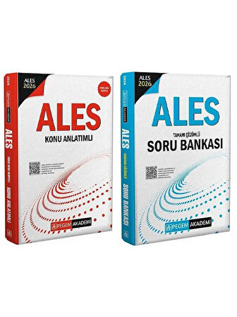 Pegem 2026 ALES Konu + Soru Bankası 2 li Set