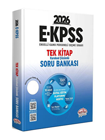 Editör 2026 EKPSS Soru Bankası Tek Kitap
