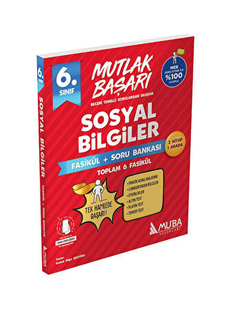 Muba 2026 6.Sınıf Sosyal Bilgiler Fasikül + Soru Bankası Yeni Müfredat