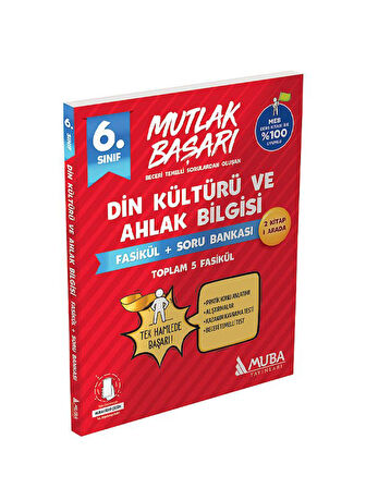 Muba 2026 6.Sınıf Din Kültürü Fasikül + Soru Bankası Yeni Müfredata Uygun