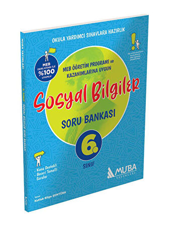 Muba 2026 6. Sınıf Sosyal Bilgiler Soru Bankası Yeni Müfredata Uygun