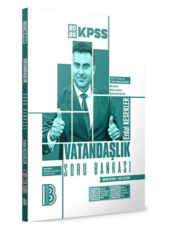 BenimHocam  2026 KPSS Vatandaşlık Tamamı Video Çözümlü Soru Bankası