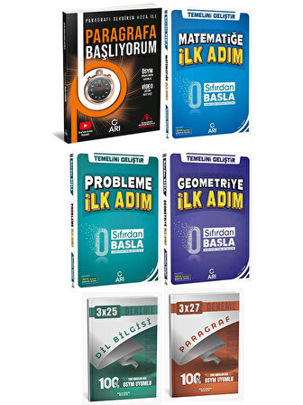 Anla Kazan + Arı 2026 Sıfırdan Başla Paragraf + Matematik + Problem + Geometri + Anla Kazan Deneme