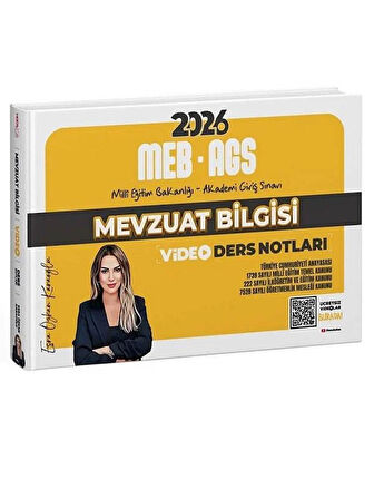 HocaKafası 2026 MEB-AGS Mevzuat Bilgisi Video Ders Notları