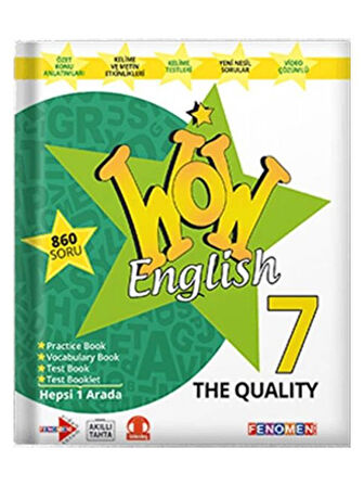 Gama Okul 2026  7. Sınıf English Fenomen Wow The Qualıty