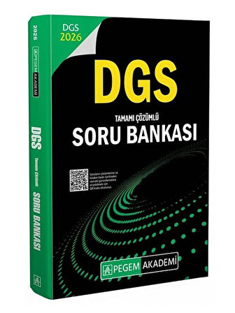 Pegem 2026 DGS Soru Bankası Çözümlü