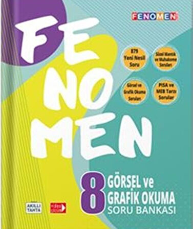 Fenomen 2026  8. Sınıf Görsel Grafik Tablo ve Sözel Mantık Soru Bankası