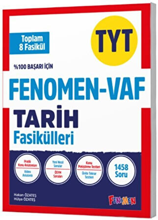 Fenomen 2026 TYT VAF Tarih Fasikülleri Seti