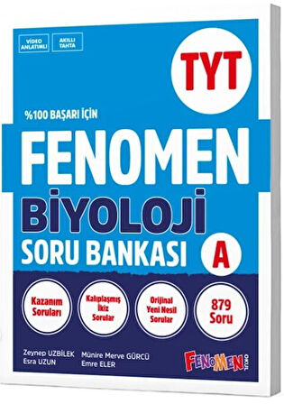 Fenomen 2026 TYT A VAF Biyoloji Fasikülleri Seti