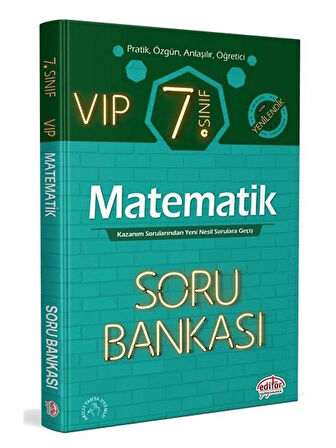 7. Sınıf VIP Matematik Soru Bankası