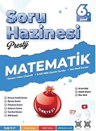 Nartest 2026 6. Sınıf Matematik Prestij Soru Hazinesi