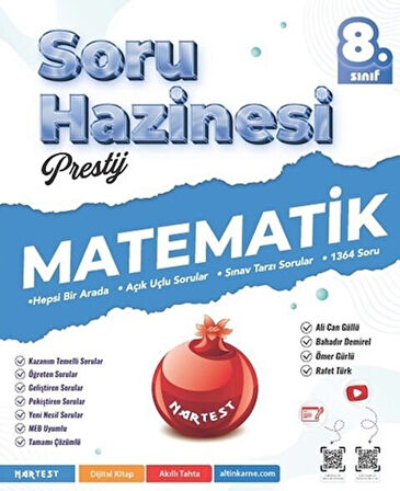 Nartest 2026 8. Sınıf Matematik Prestij Soru Hazinesi