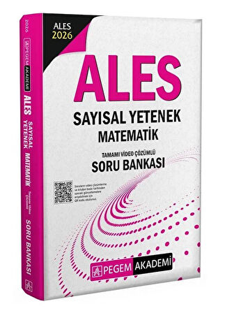 Pegem 2026 ALES Sayısal Yetenek Matematik Soru Bankası Çözümlü
