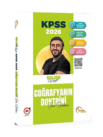 Doktrin 2026 KPSS Coğrafyanın Doktrini Soru Bankası Çözümlü